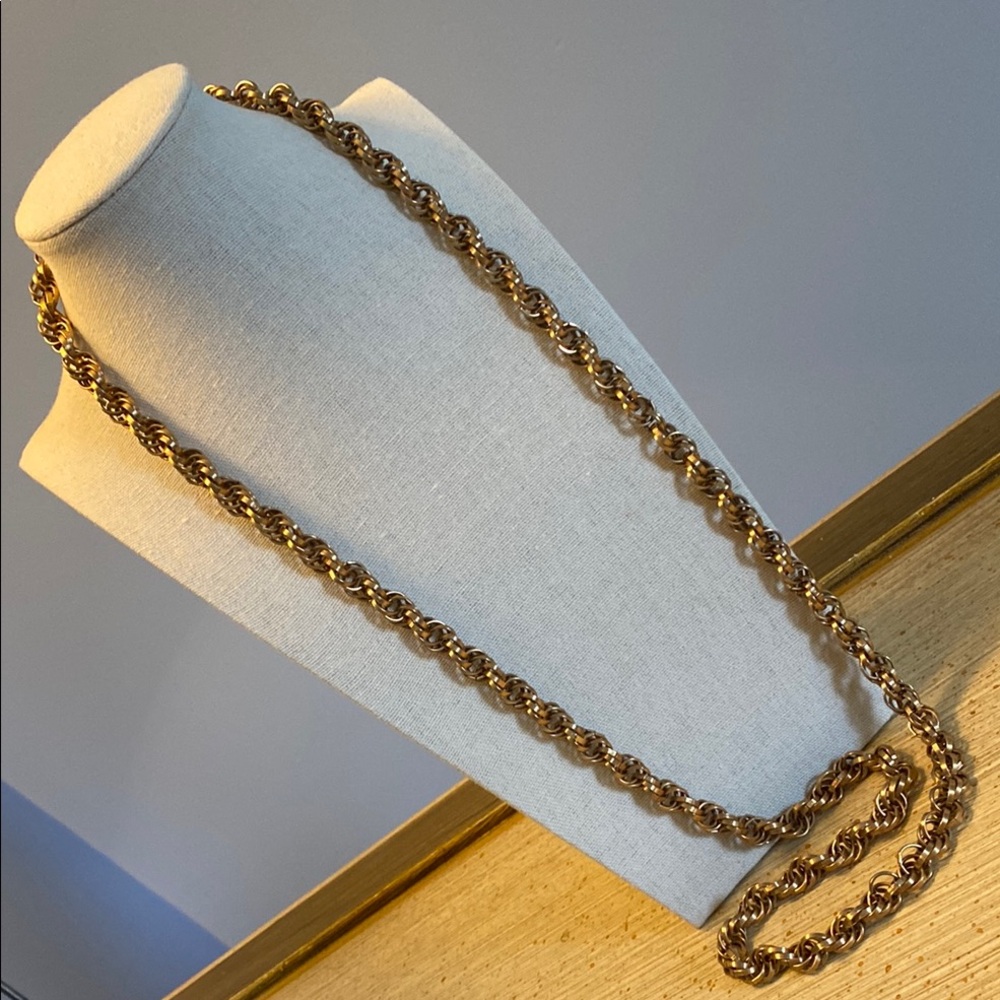 Intricate Vintage Gold Chain Necklace